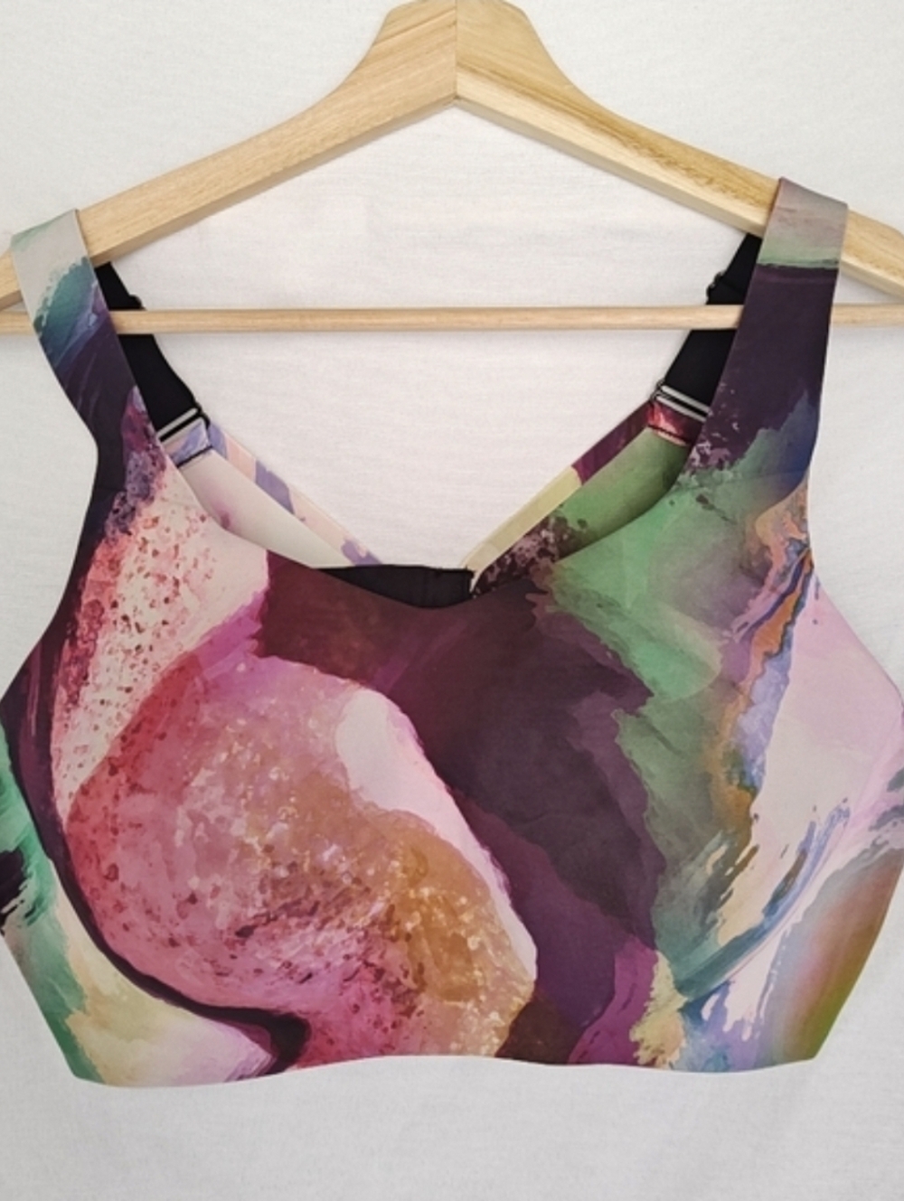 🩵KNIX Multicolor Abstract Print Sports Bra